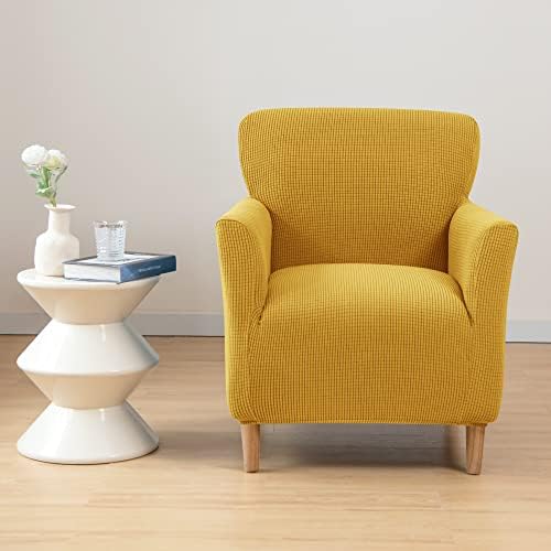 PENDEJATO Stretch Armchair Slipcovers Yellow