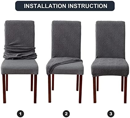 Yueang Dining Chair Covers 2 Pack Beige 1
