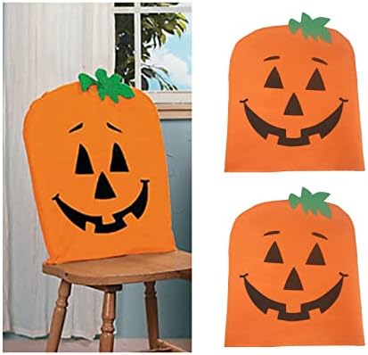 Set of 2 Halloween Chair Covers for Dining Room 1
