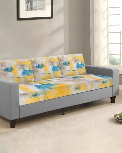 Kewadony Abstract Canvas Sofa Seat Covers Large Washable