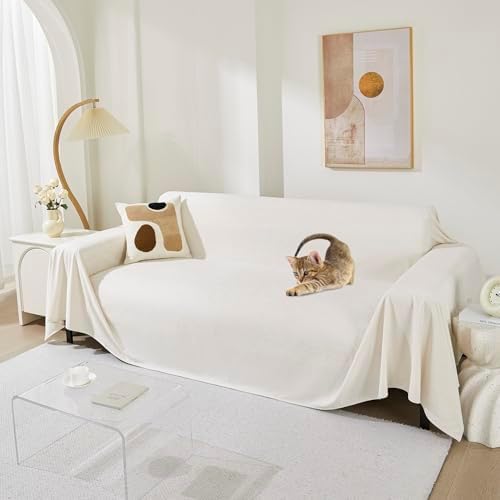 MEETSKY L Shape Sofa Slipcover for Pets 91 x 134
