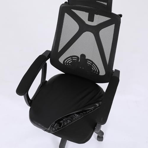 Waterproof Office Chair Seat Covers Black