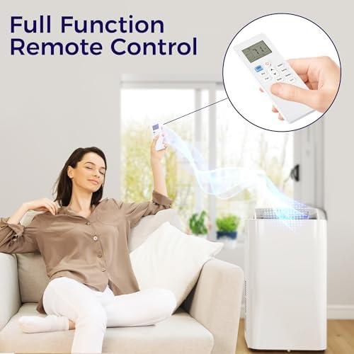 HOMCOM 12000 BTU Portable AC Unit with Remote Control and 4 Modes