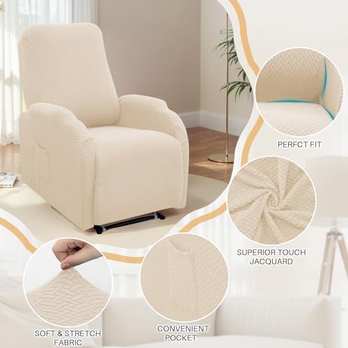 LiveGo Recliner Chair Cover 4 Piece Set 1