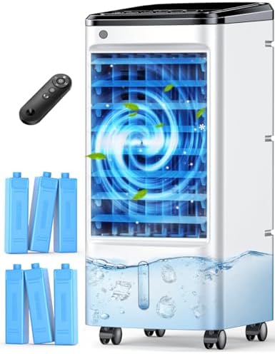 FANCOLE Portable Windowless Air Conditioner with 6 Ice Packs