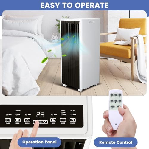 GAOMON 8000 BTU Portable Air Conditioner for Quick Room Cooling