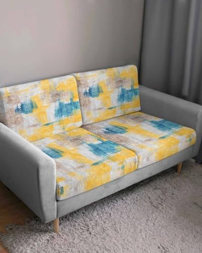 Kewadony Abstract Canvas Sofa Seat Covers Large Washable
