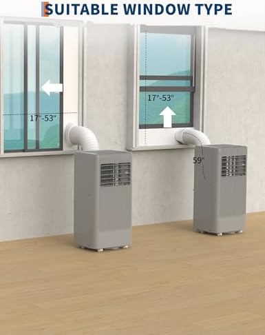 MilleLoom 8000 BTU Portable Air Conditioner