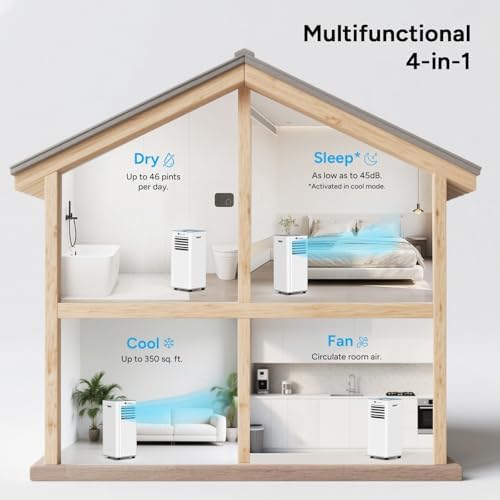 DRPREPARE 8000 BTU Portable AC with WiFi