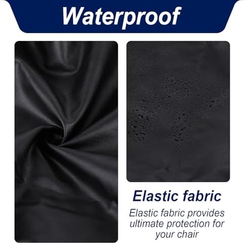 Waterproof Office Chair Seat Covers Black