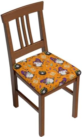 Halloween Witches Gnome Print Chair Seat Covers