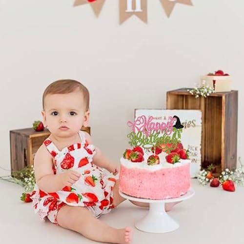 Rsstarxi Happy Birthday Witch Hat Cake Topper 1