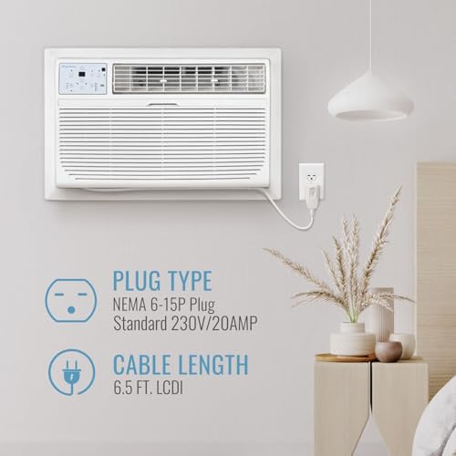 Keystone 14000 BTU Wall AC Unit and Dehumidifier with Remote