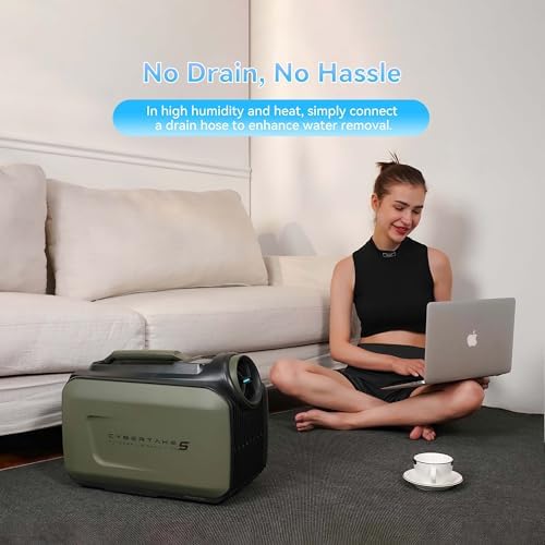 CYBERTAKE Portable Air Conditioner 3-in-1 Dehumidifier Fan