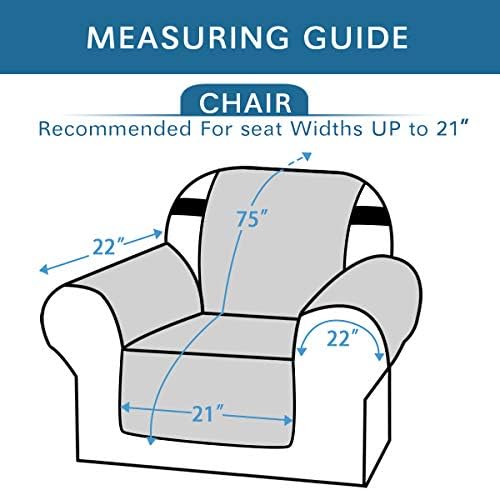 HVERSAILTEX Reversible Chair Slipcover with Elastic Strap 1
