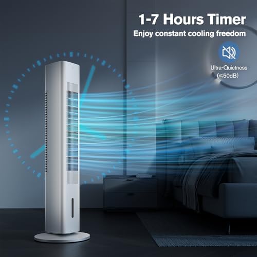 Flowbreeze 35 Inch Windowless Portable Air Conditioner with Remote Control