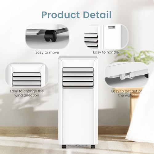 Antarctic Star 8000 BTU Portable AC Unit White