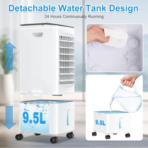 YIJU 3-in-1 Portable AC Unit 2500 CFM Cooling