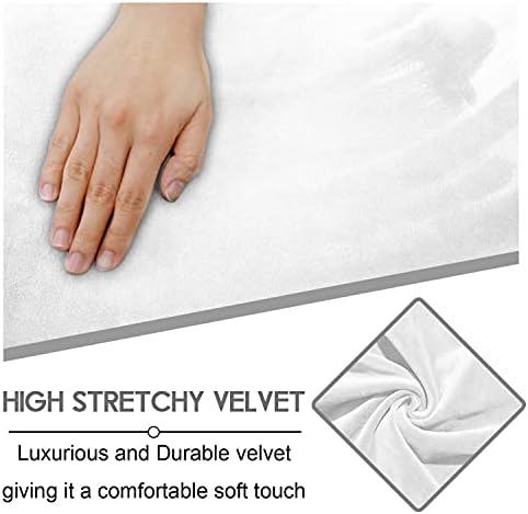ULTICOR Velvet Reclining Love Seat Cover 8-Piece Set