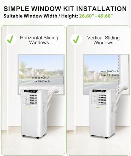 Hykolity 10000 BTU WiFi Portable Air Conditioner with 4 in 1 Function