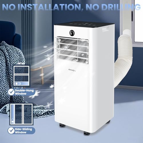 10000 BTU Portable AC Unit with Remote Fan Sleep Timer