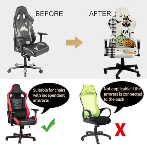 Gaming Chair Covers with Armrest Protection 1