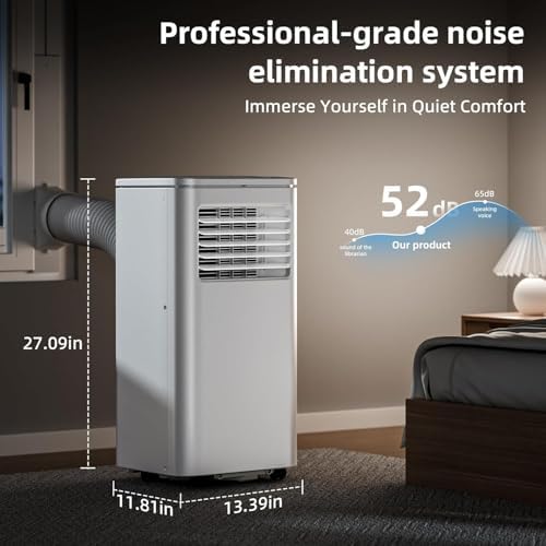 Antarctic Star 10000 BTU Portable AC Unit with Fan and Dehumidifier