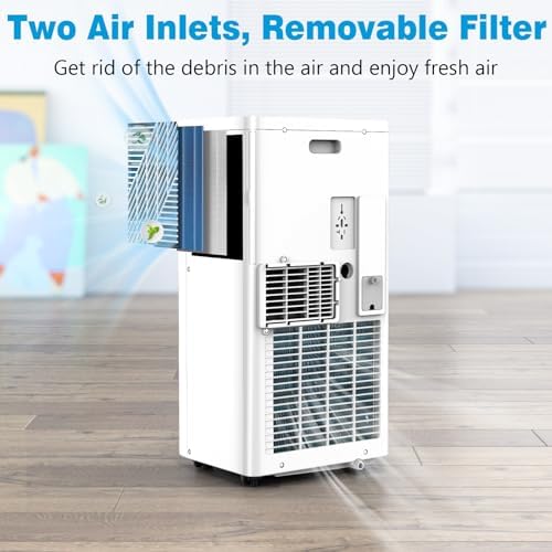 10000 BTU Portable AC Unit 3-in-1 Cooling Dehumidifier Fan