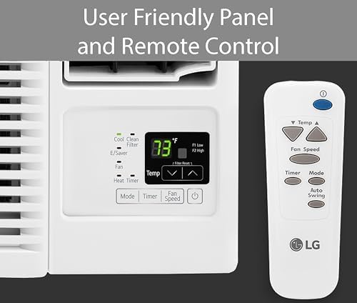 LG 18000 BTU Window AC with Heat and Remote