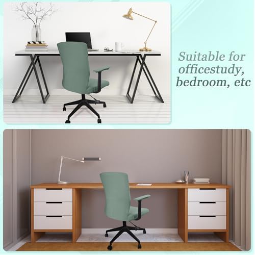 Tatuo 3 Pcs Office Chair Cover Set with Zipper and Elastic Band