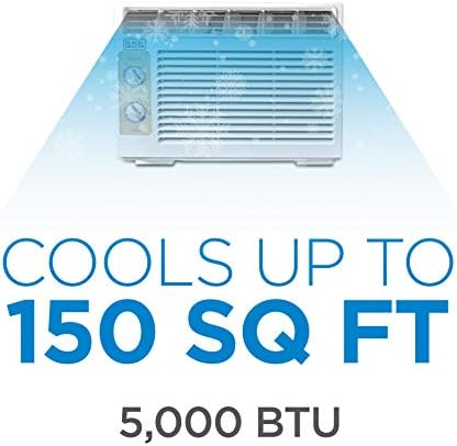 BLACKDECKER Window Air Conditioner 5000 BTU White