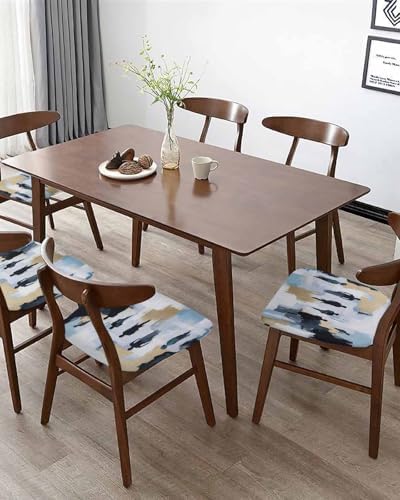 Modern Canvas Seat Covers for Dining Chairs Set of 2 1