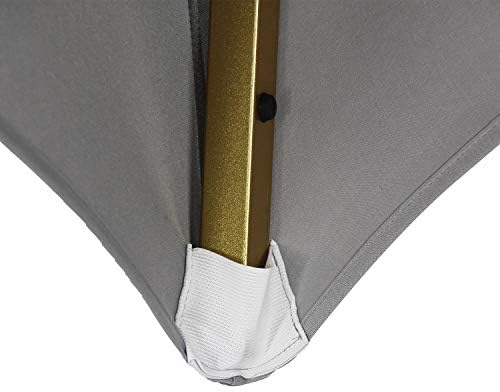 WELMATCH Silver Stretch Spandex Chair Covers 24 PCS