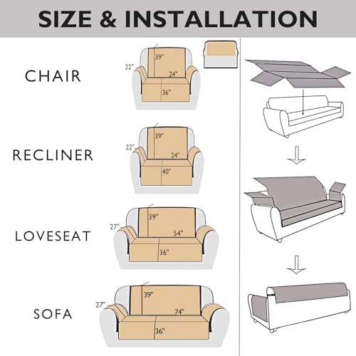 Cmfshape Halloween Skidproof Sofa Slipcover - Easy Fit and Washable