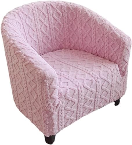 Plush Club Chair Slipcover 1 Piece Reusable