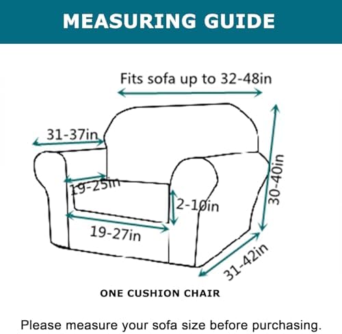 KRFOONN 2 Piece Chair Covers for Living Room