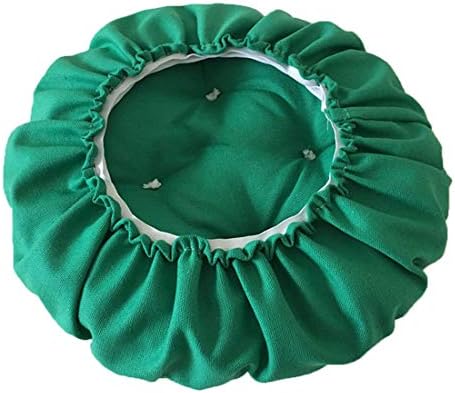Levoberg 12 Inch Bar Stool Cushion Round Cover Dark Green