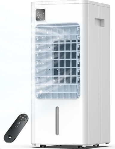 AEROZY Portable Swamp Cooler with 3 Speeds and 12H Timer