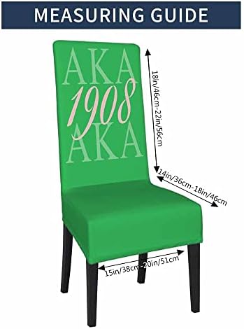 Numland Hip Hop Style Dining Chair Cover 1 Pack