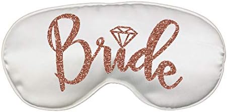 Rose Gold Bridal Party Favor Sleep Mask Set of 3 1