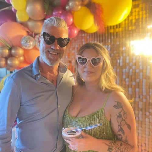 Personalized Sunglasses Stickers with Custom Initials and Date