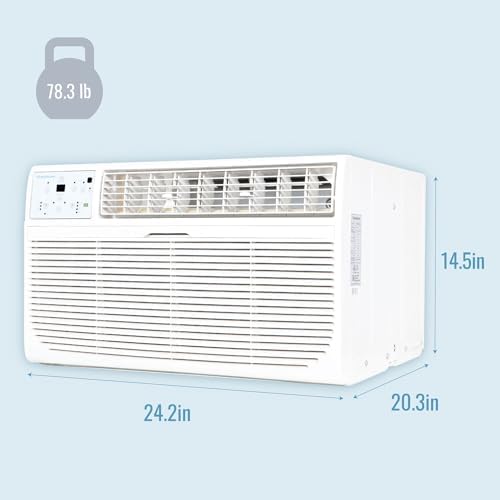 Keystone 14000 BTU Wall AC Unit and Dehumidifier with Remote
