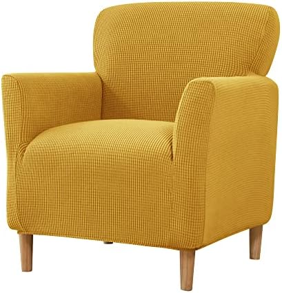 PENDEJATO Stretch Armchair Slipcovers Yellow