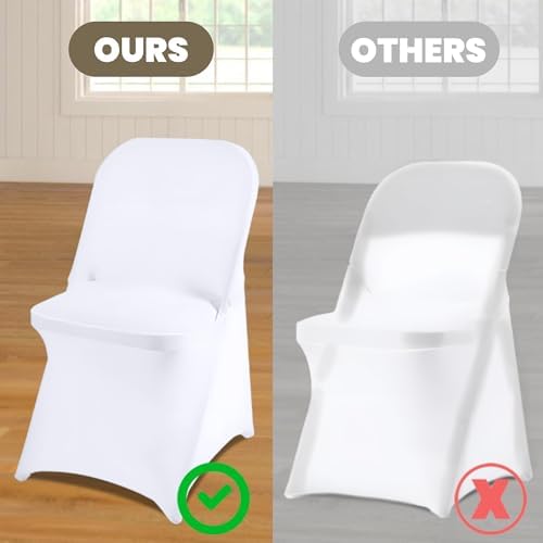 WASIRL 30PCS Stretch Spandex Folding Chair Covers