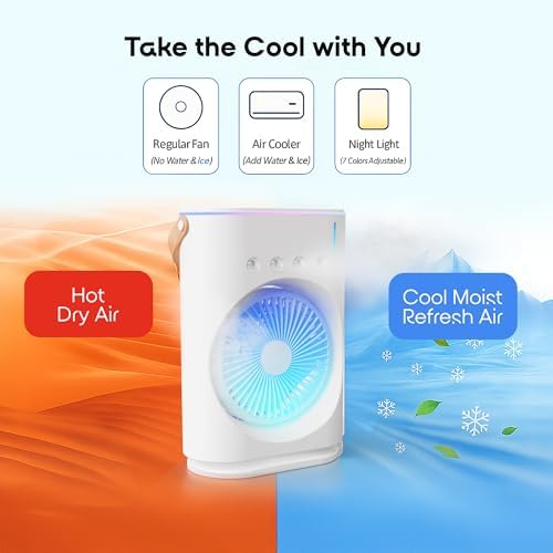 Bullseye Air Portable Evaporative Cooler with Misting Fan
