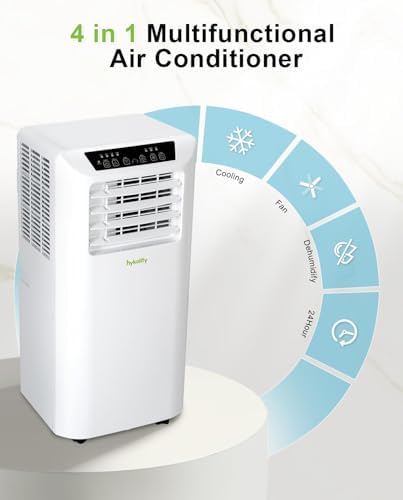 Hykolity 10000 BTU WiFi Portable Air Conditioner with 4 in 1 Function