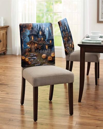 Halloween Dining Chair Slipcover Set of 4