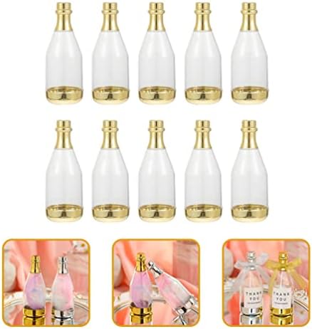 Gadpiparty 24pcs Clear Candy Bottle Mini Favor Container