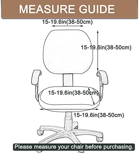 lygooh Waterproof Seat Cover for Rotating Office Chair