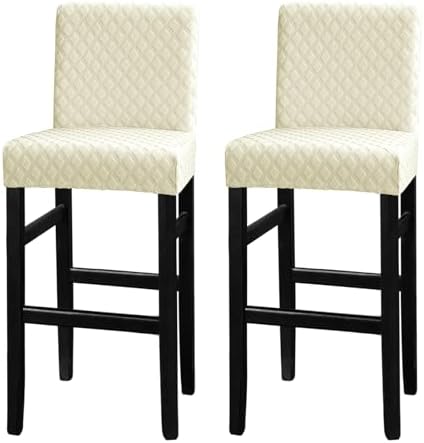 Lellen Jacquard Pattern Bar Stool Covers